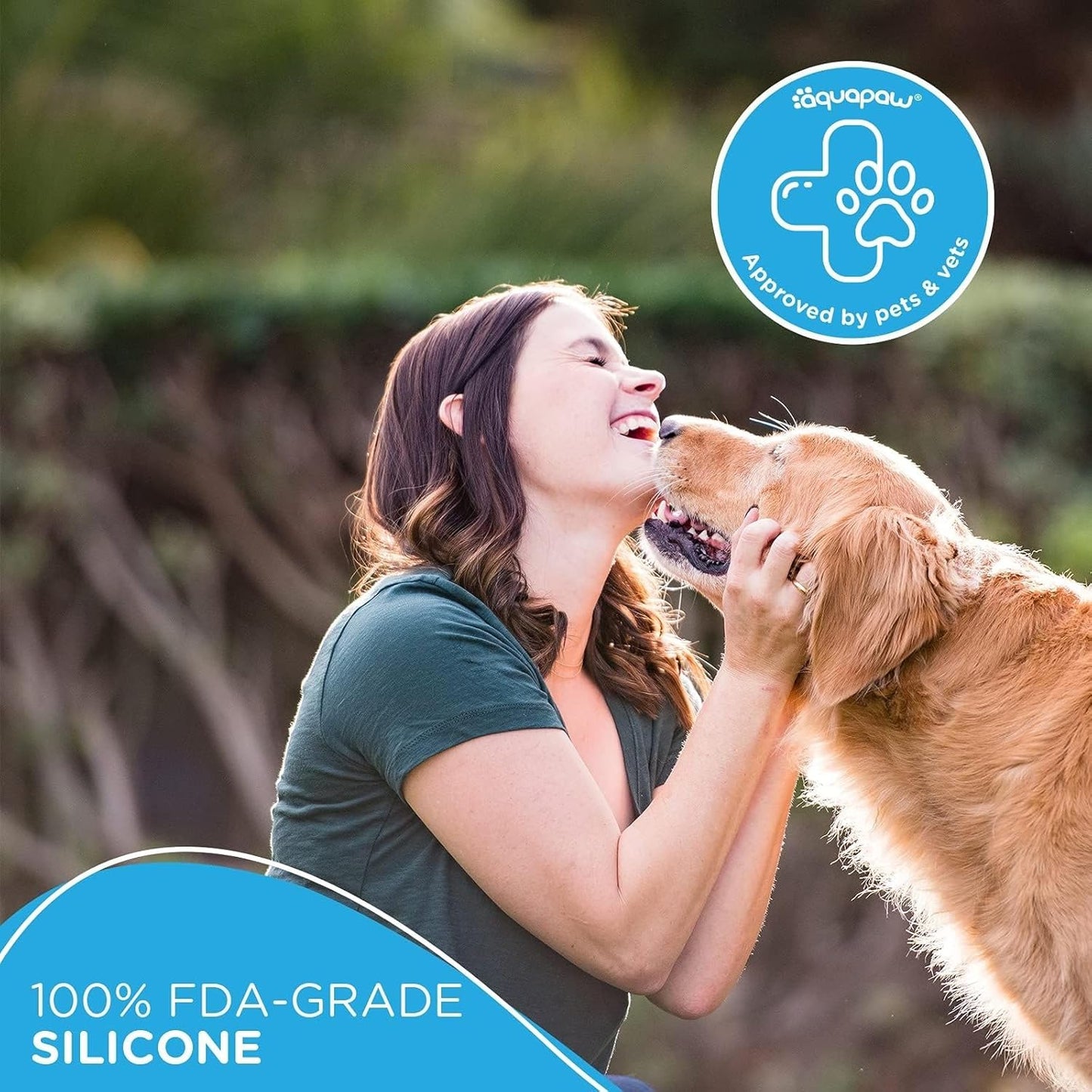 Aquapaw Dog Bath Brush Pro - Sprayer and Scrubber Tool in One - Indoor/Outdoor Dog Bathing Supplies - Pet Grooming for Dogs with Long & Short Hair - Dog Shower Attachment for a Washing Station InfiniteWags