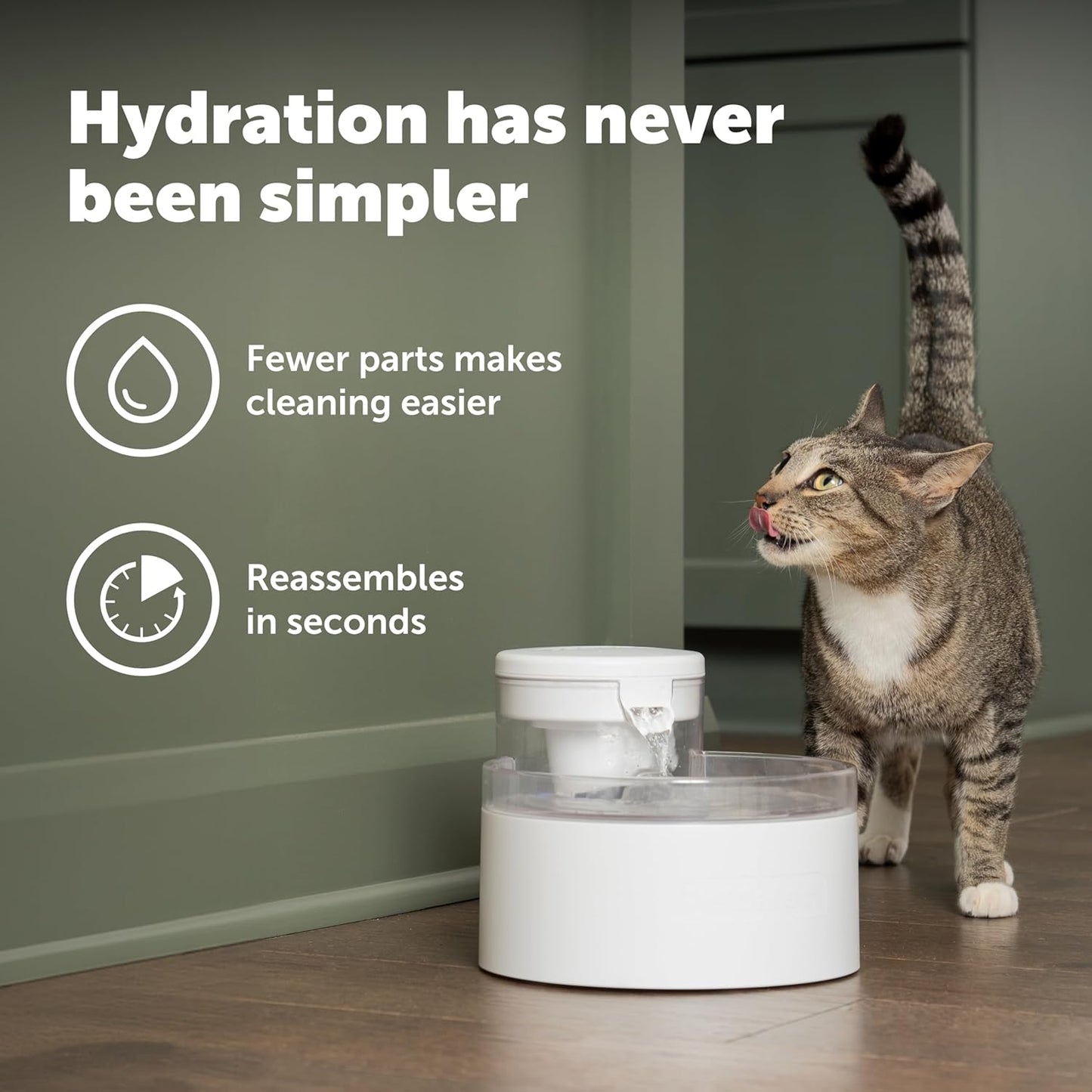 Outlast Pumpless Pet Fountain 90oz PetSafe