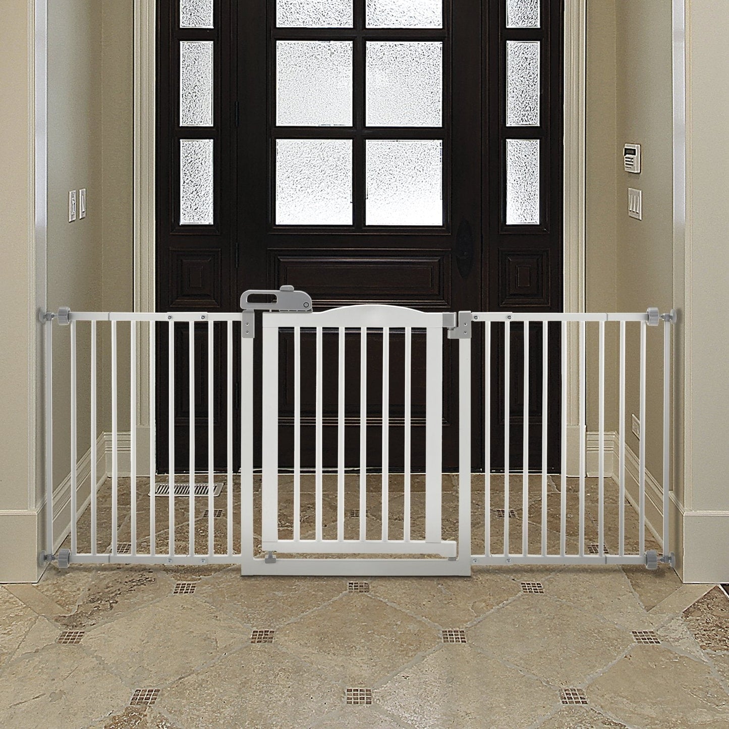 One-Touch Gate II Wide in White Richell