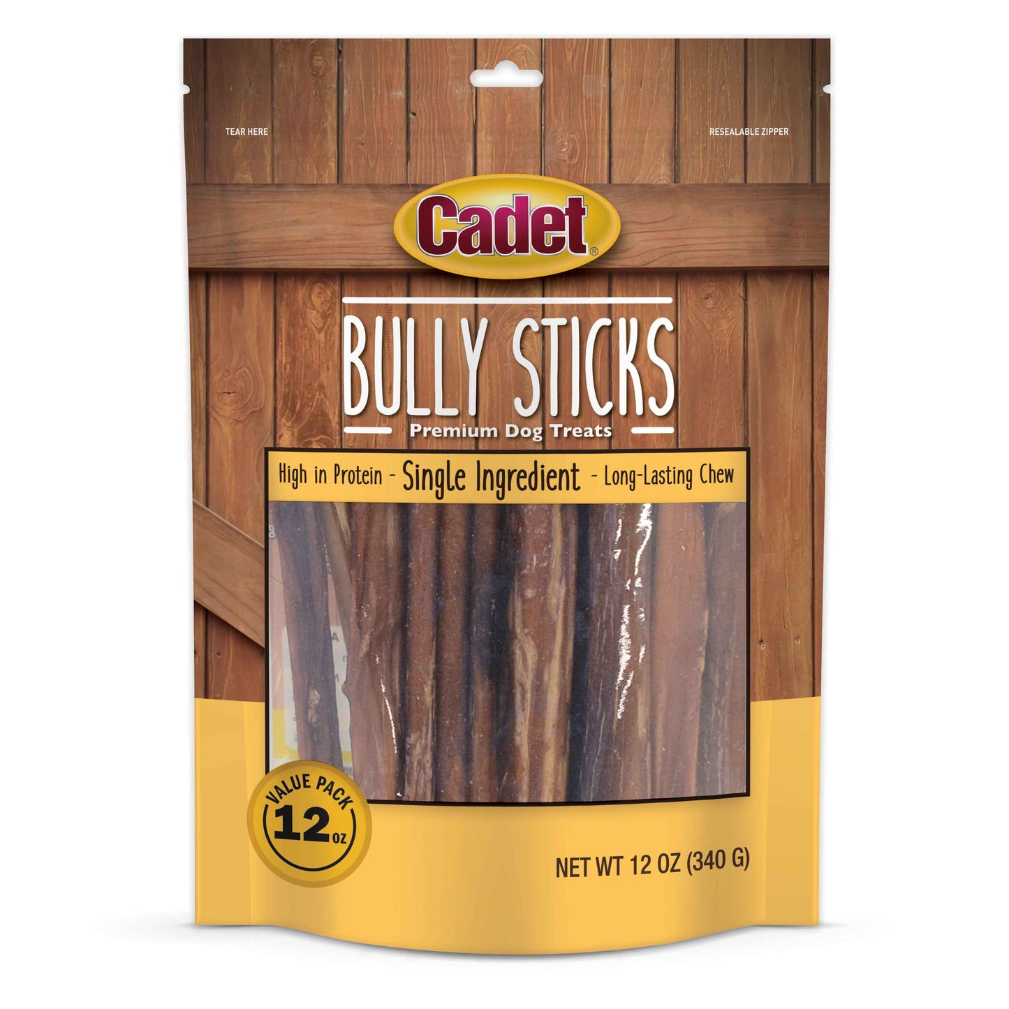 Bully Sticks Dog Treats 12 ounces Cadet
