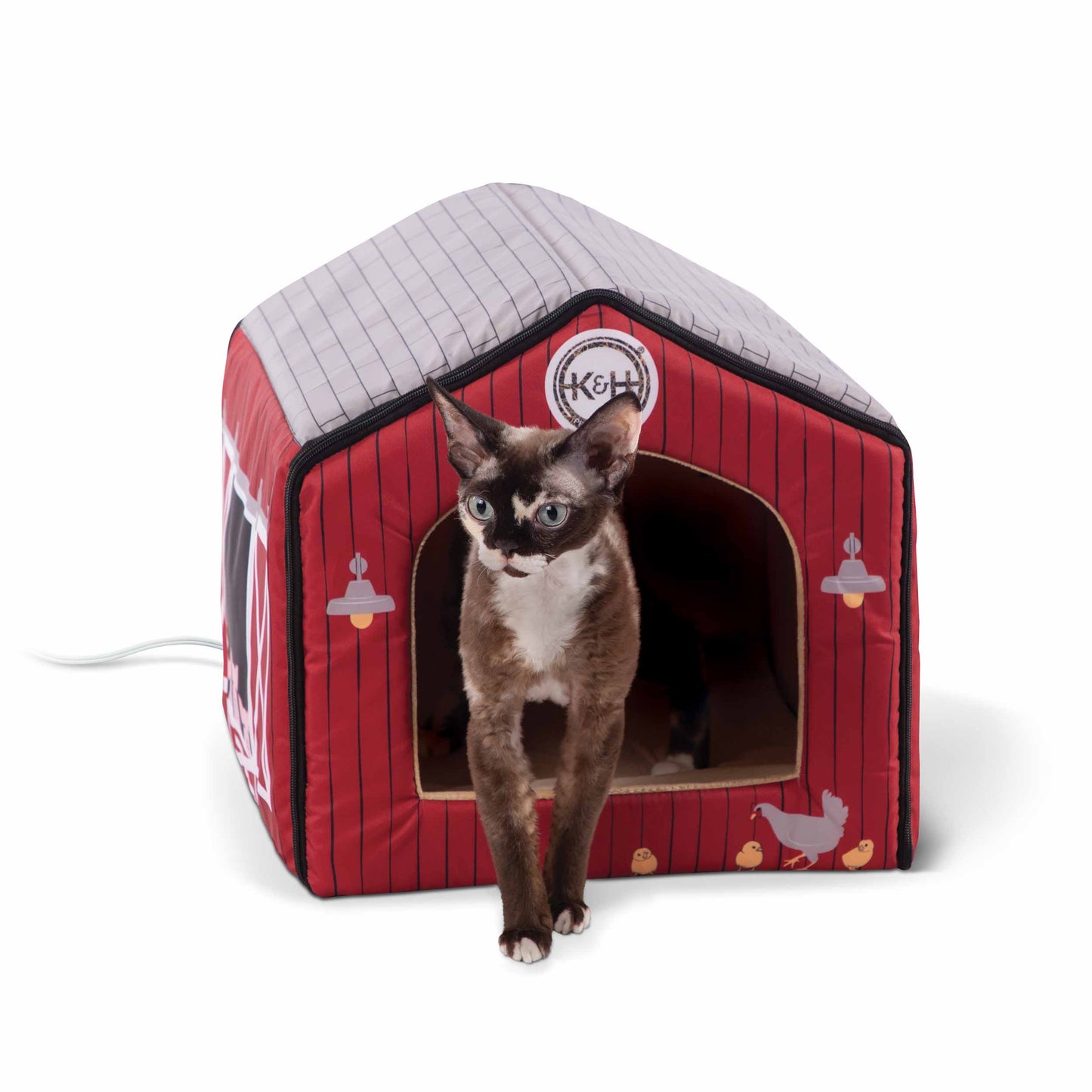 Thermo-Indoor Pet House Barn Design K&H Pet Products
