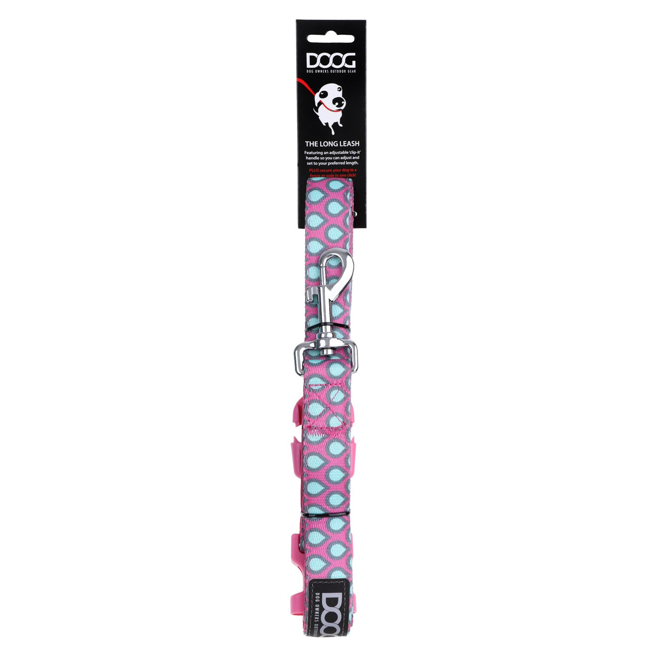 Neoprene Dog Clip It Leash Luna Leashes DOOG