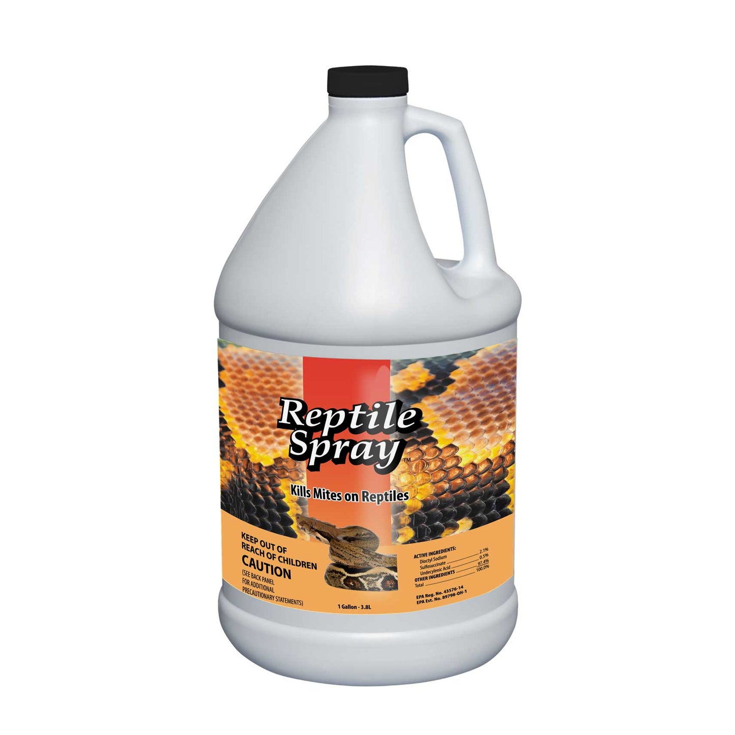 DeFlea Reptile Mite and Lice Spray 1 gallon Miracle Corp