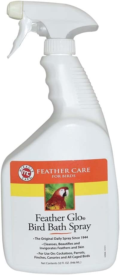 Feather Glo Bird Spray 32 ounces Miracle Corp