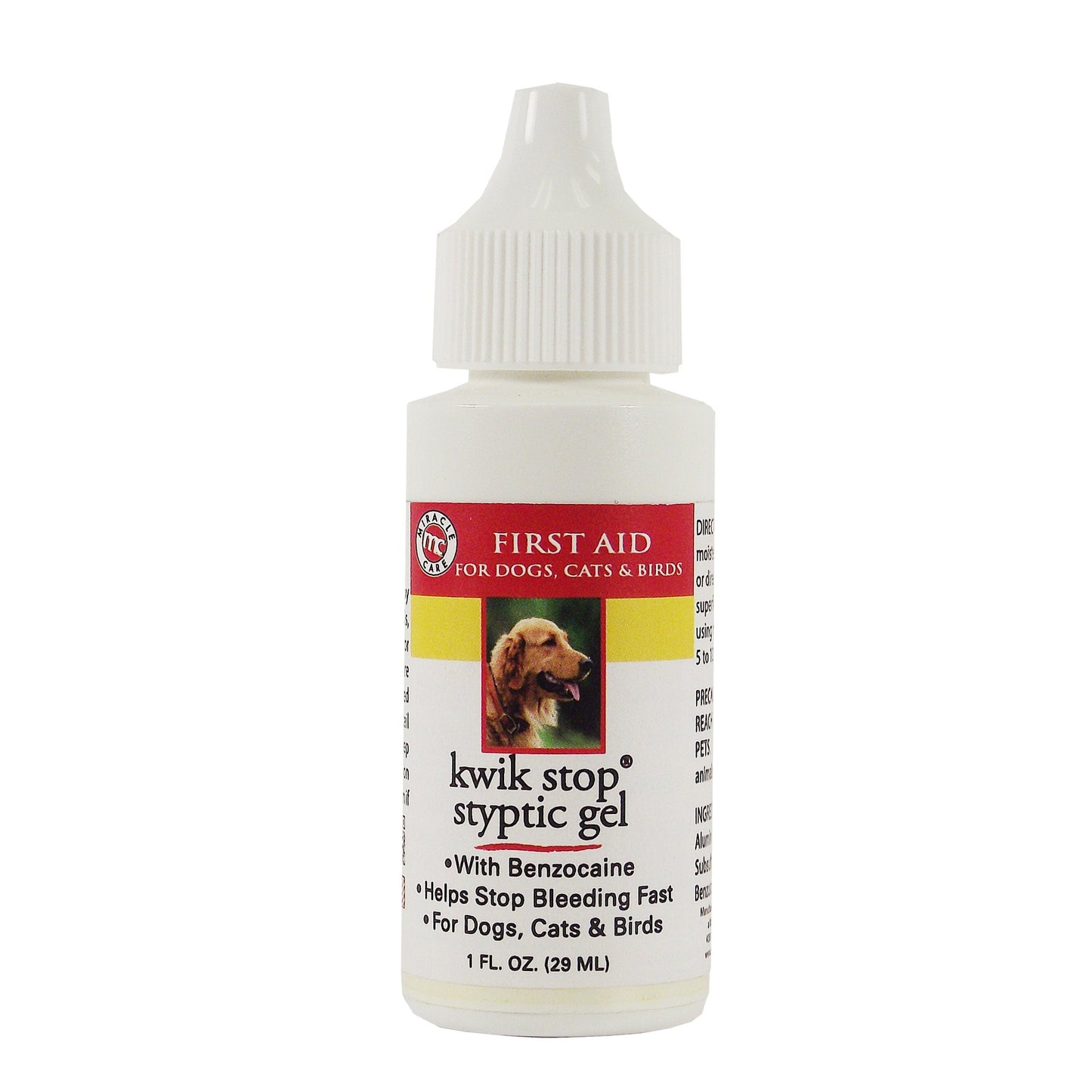 Kwik Stop Styptic Gel 1 ounce Miracle Corp