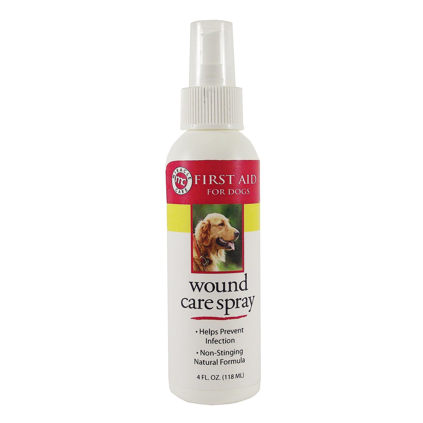 Wound Care Spray for Dogs 4 ounces Miracle Corp