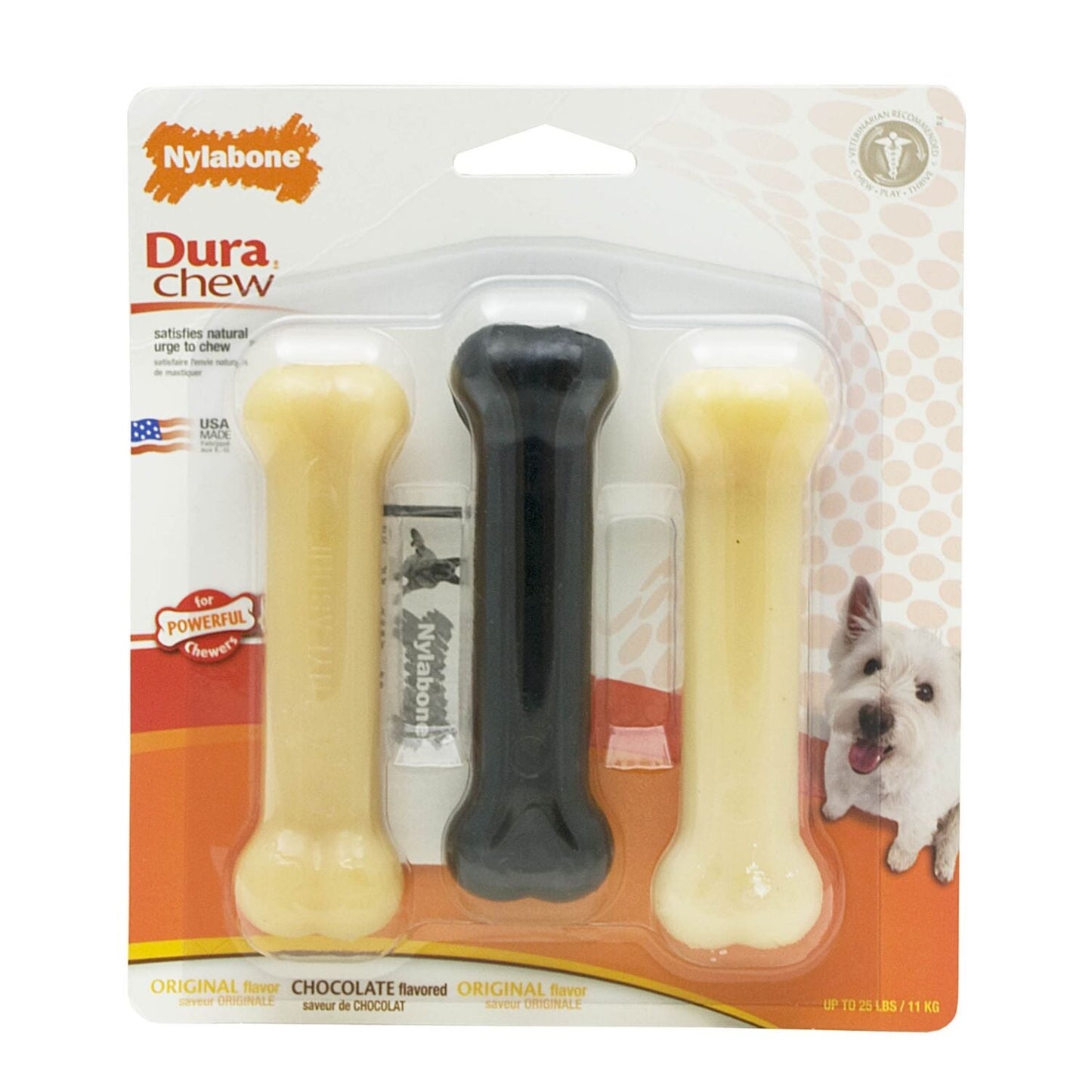 Durable Dog Chew Toy Triple Pack Nylabone