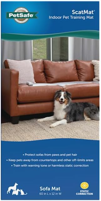 PetSafe ScatMat Indoor Training Mat, Sofa, 60 in X 12 in PetSafe
