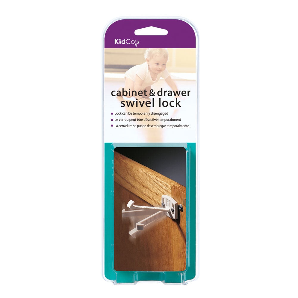 Swivel Cabinet and Drawer Locks 1 pack Kidco