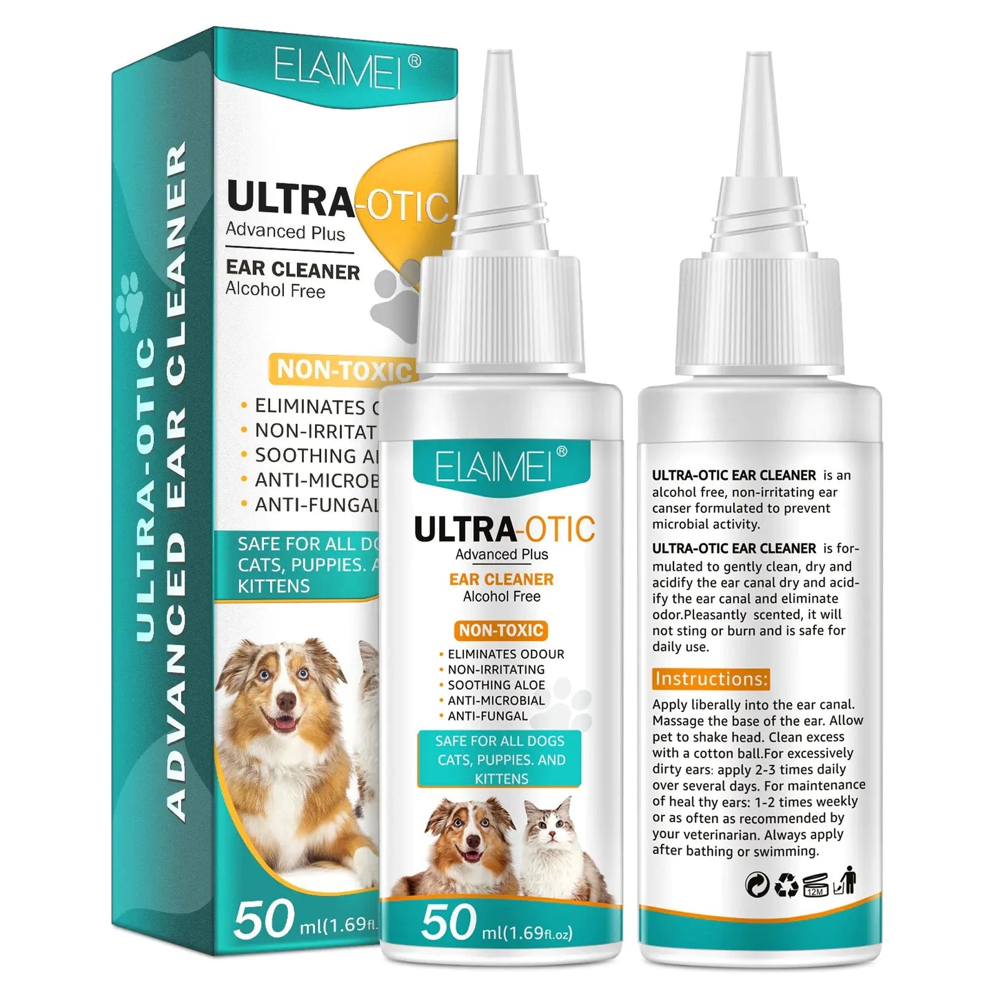 Pet Ear Cleaner 50ml InfiniteWags