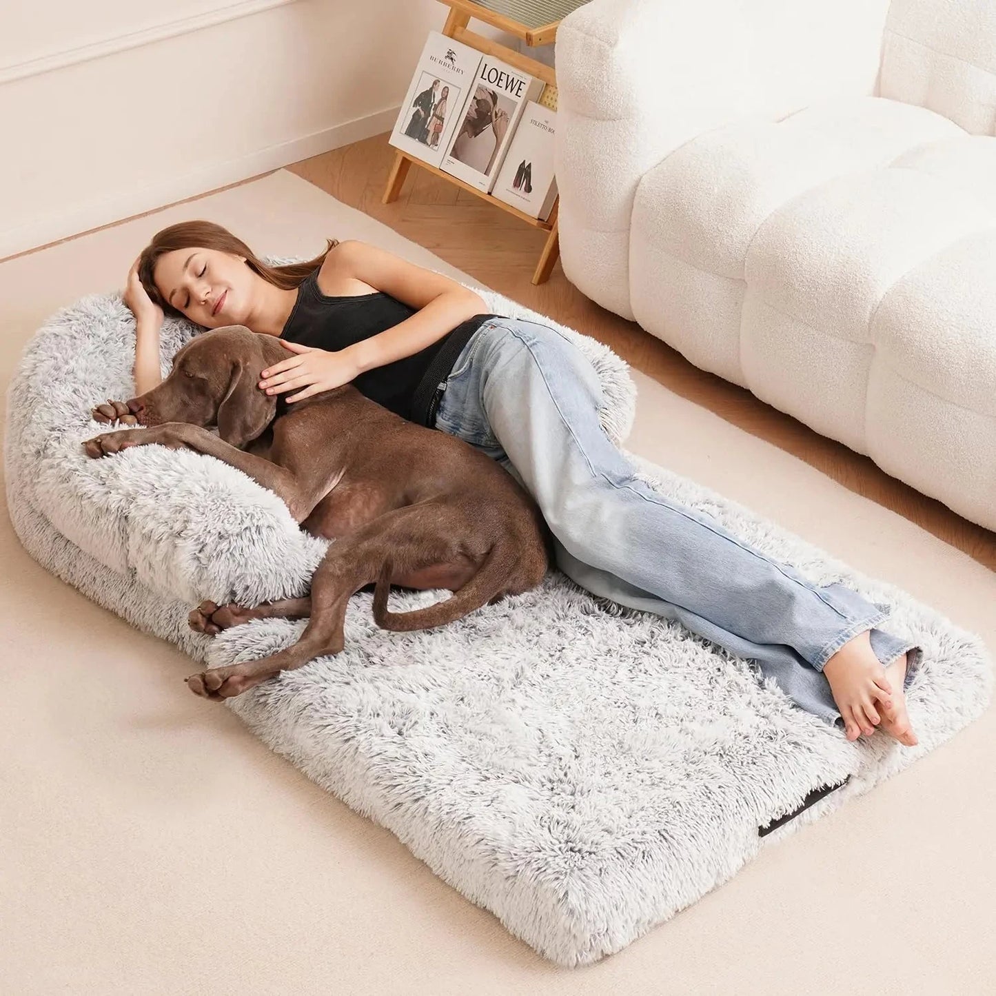 Foldable Human Dog Bed - 70"x39"x10" InfiniteWags