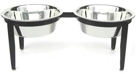 Visions Double Elevated Dog Bowl - Medium PetsStop