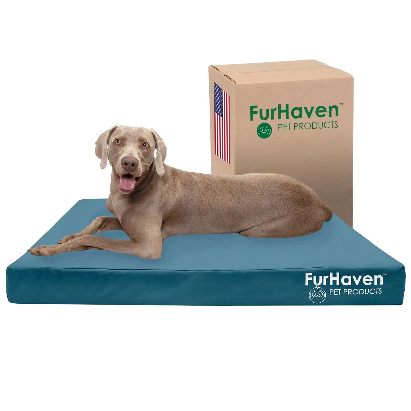 Cooling Gel Dog Bed for Large Dogs - 53"L x 40"W x 5"Th InfiniteWags