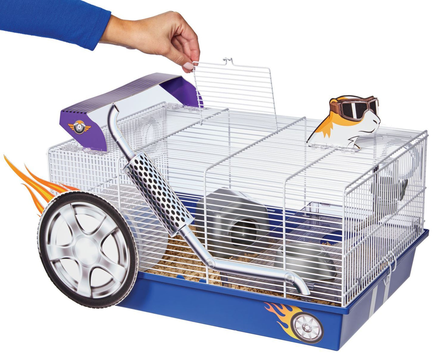 Hot Rod Hamster Cage - Midwest Homes Critterville Midwest