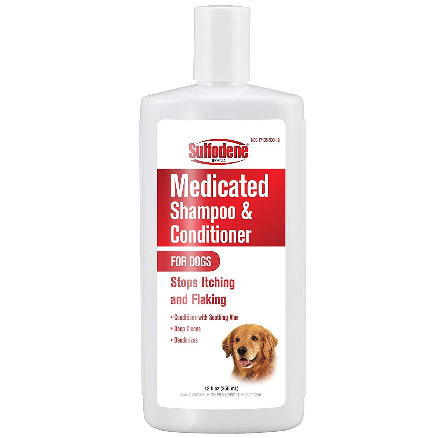 Medicated Shampoo for Dogs 12 ounces Sulfodene