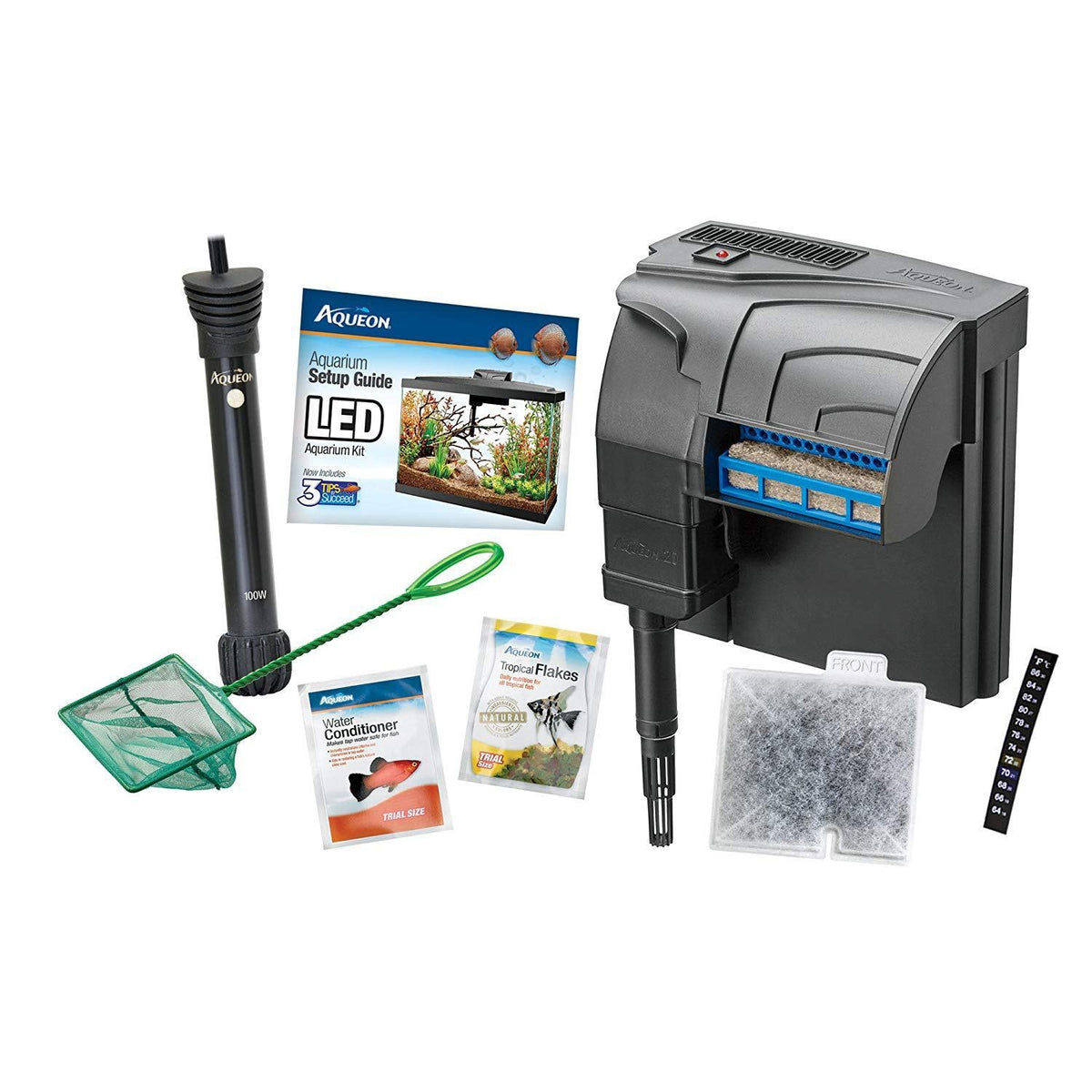 20 Gallon Long Aquarium Kit - Aqueon 20 Gallon LED Aquarium Kit - Fish