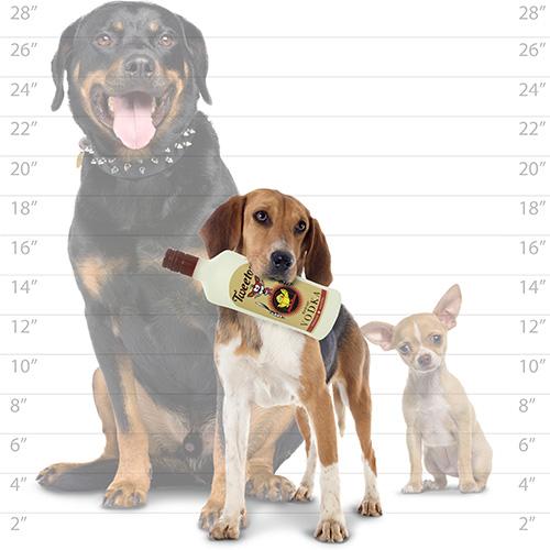 Liquor Bottle Dog Toy - Silly Squeakers™ Liquor Bottle - Tweetos Tuffy