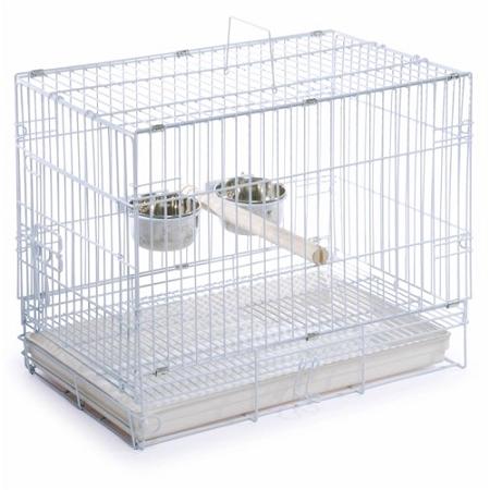 White Travel Bird Cage Bird Cages Prevue Hendryx