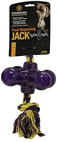 Treat Dispensing Dog Toy - Starmark Treat Dispensing Jack Starmark