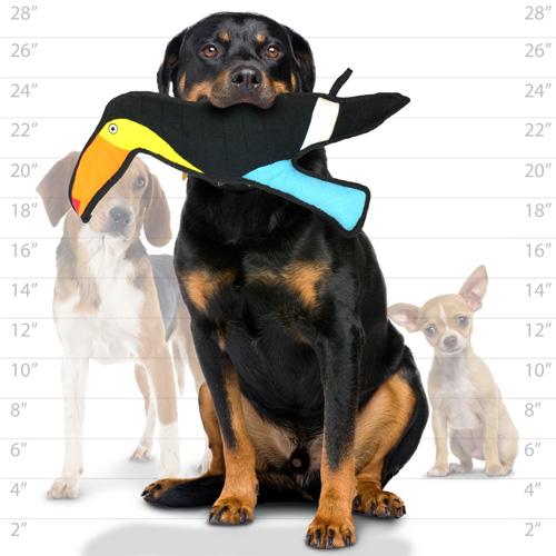Tough Toucan Dog Toy - Tuffy®Zoo Series - Togo Toucan Tuffy