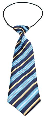 Big Dog Neck Tie Blue and Khaki InfiniteWags