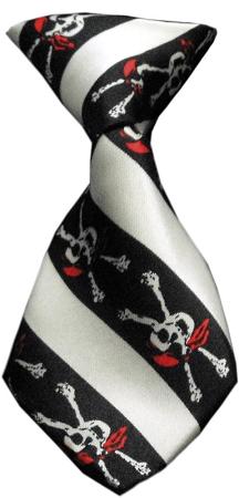Dog Neck Tie Jolly Roger InfiniteWags