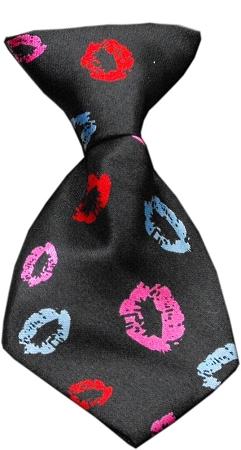 Dog Neck Tie Red Leopard InfiniteWags