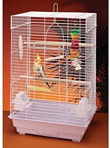 Cockatiel Bird Cage Starter Kit - Penn Plax Cockatiel Square Top Bird Cage Kit Bird Cages Penn Plax