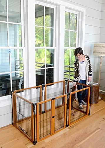Foldable Dog Gate, Pen, and Play Yard - The Perfect Pet Gate - Cardinal Pet Gates Cardinal