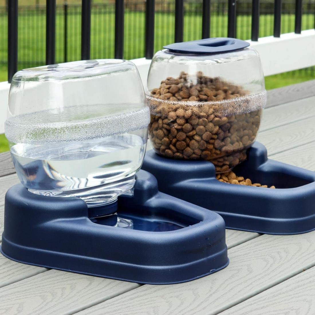 Small Gravity Pet Waterer Dispenser - 13″ x 11.5″ x 11.25 - Bergan Bergan