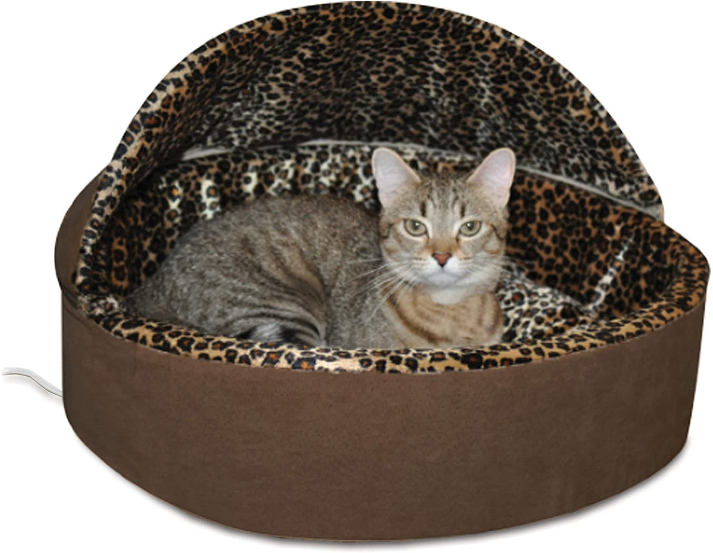 Heated Cat Bed with Hood - K&H Pet Products Thermo-Kitty Bed Deluxe Hooded K&H Pet Products