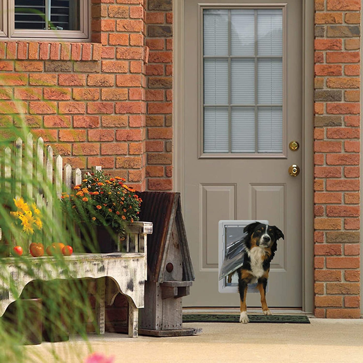All Weather Pet Door - Ideal Pet Products Ruff-Weather Telescoping Pet Door Ideal Pet Products