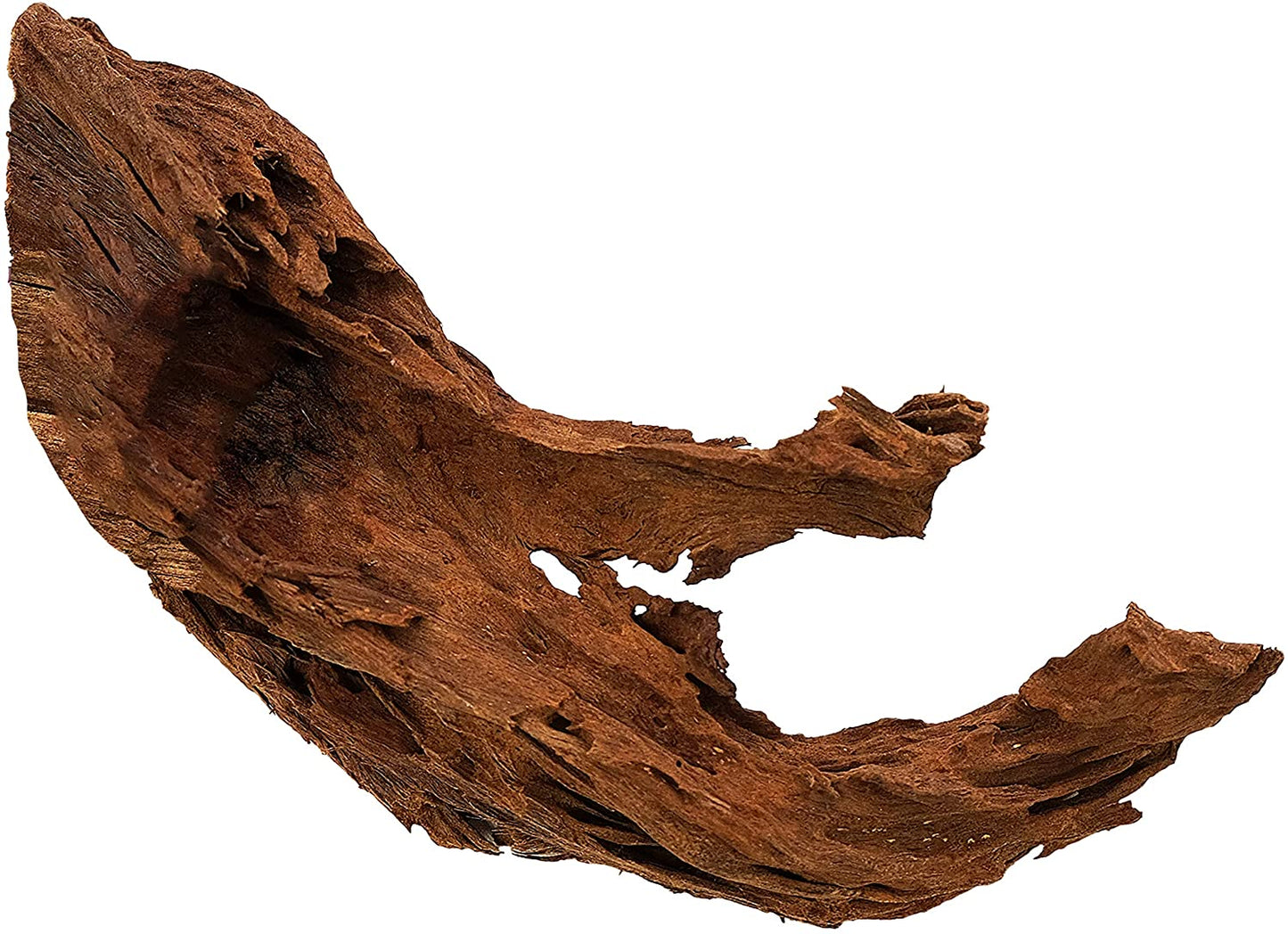 Wood Aquarium Terrarium Décor - Malaysian Driftwood - Zilla - 14″ x 5″ x 4.875″ Zilla