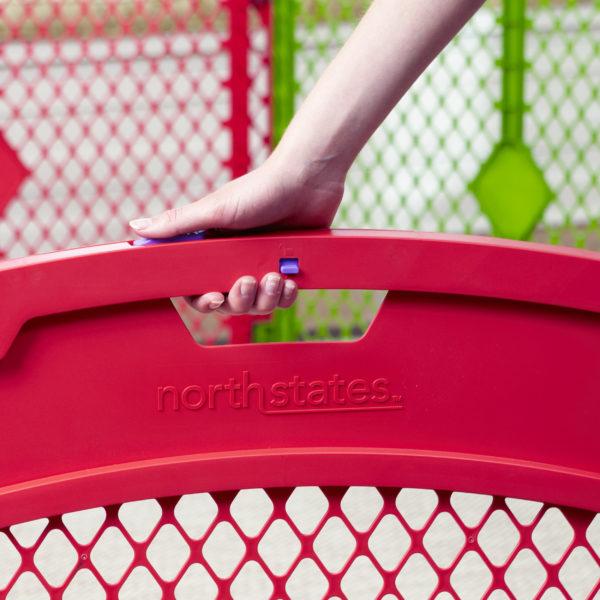 Freestanding 6 Panel Playpen for Pets and Toddlers - North States Superyard Colorplay Ultimate North States