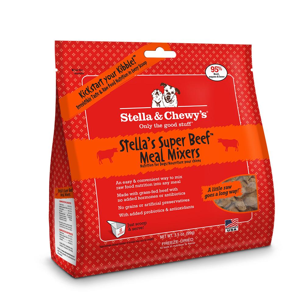 Stella & Chewys-Freeze-Dried Stella's Super Beef Meal Mixers for Dogs Dog Food Stella & Chewy's