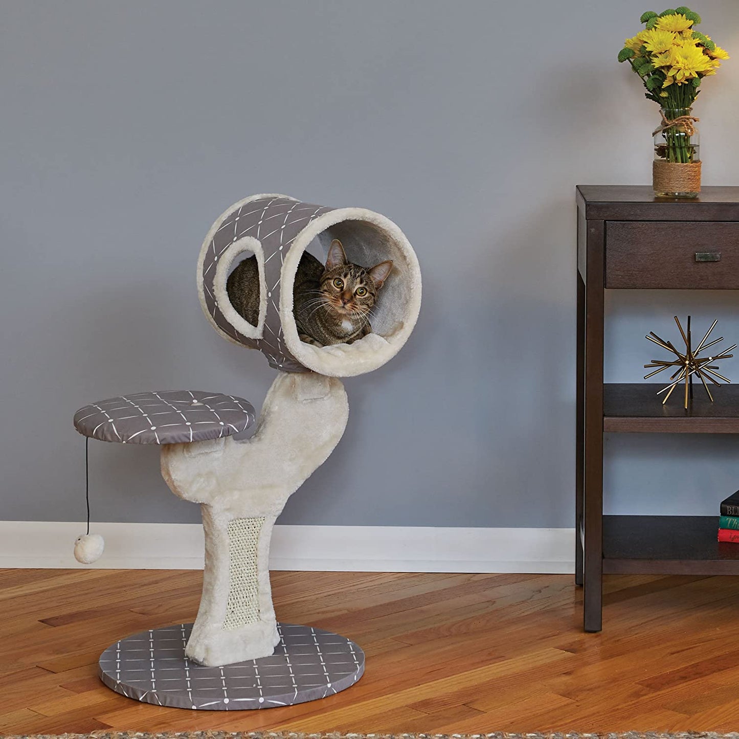 30" Small Cat Tree - MidWest Homes for Pets Feline Nuvo Salvador Cat Furniture Midwest