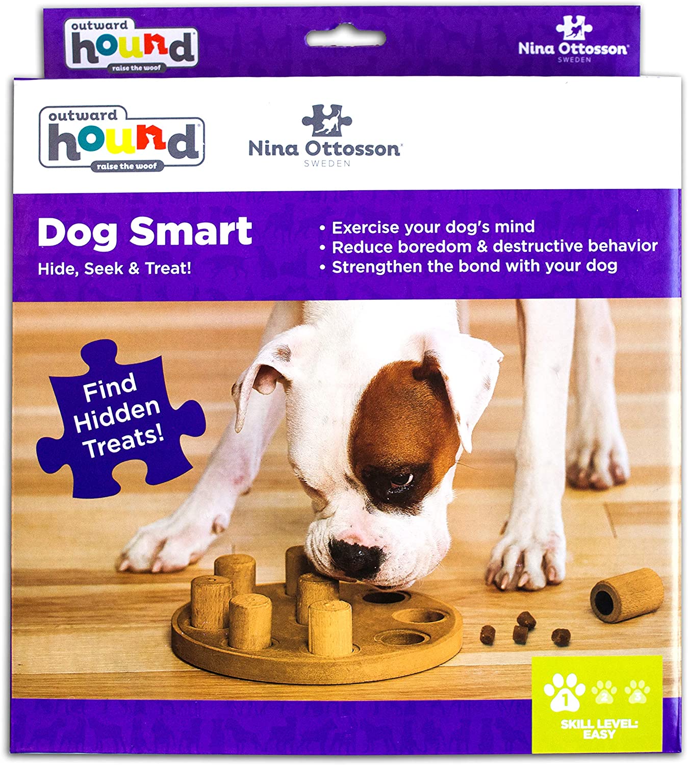 Nina Ottosson Dog Smart Composite Puzzle Game (Level 1 - Easy) Outward Hound
