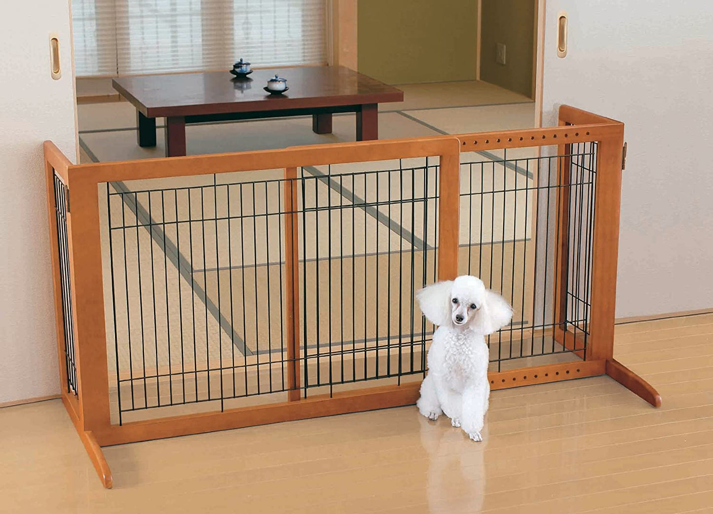Richell Freestanding Pet Gate HS - Width: 28.3" to 47.2" Richell
