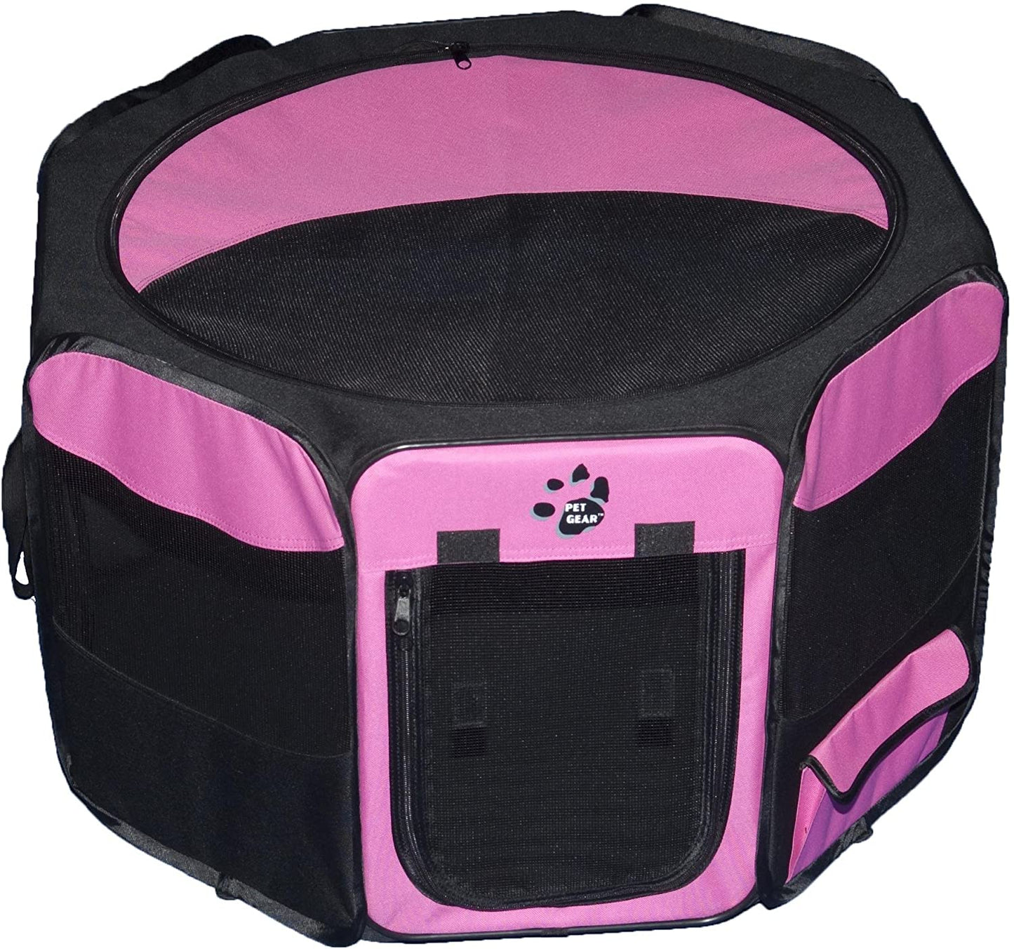 Portable Pet Pen with Removable Shade Top - Pet Gear Travel Lite Soft-Sided Pet Pen Dog Kennels & Pens Pet Gear