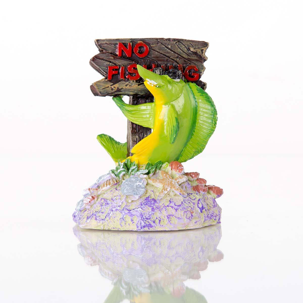 Decorative No Fishing Sign BioBubble