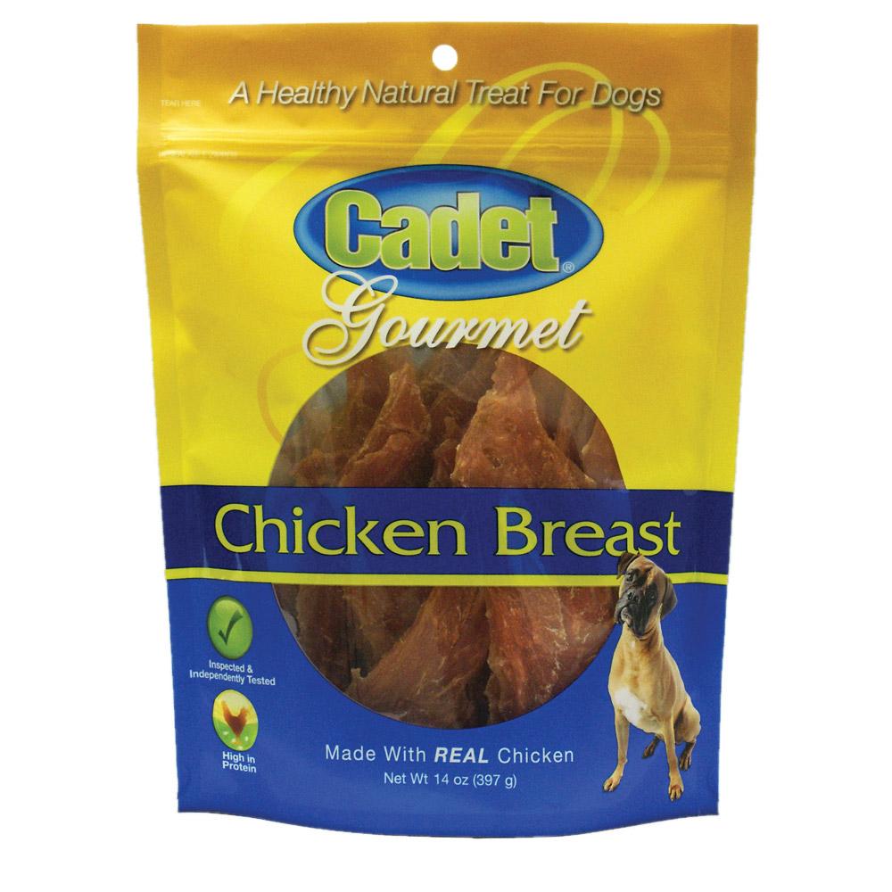 Premium Gourmet Chicken Breast Treats 14 ounces Cadet