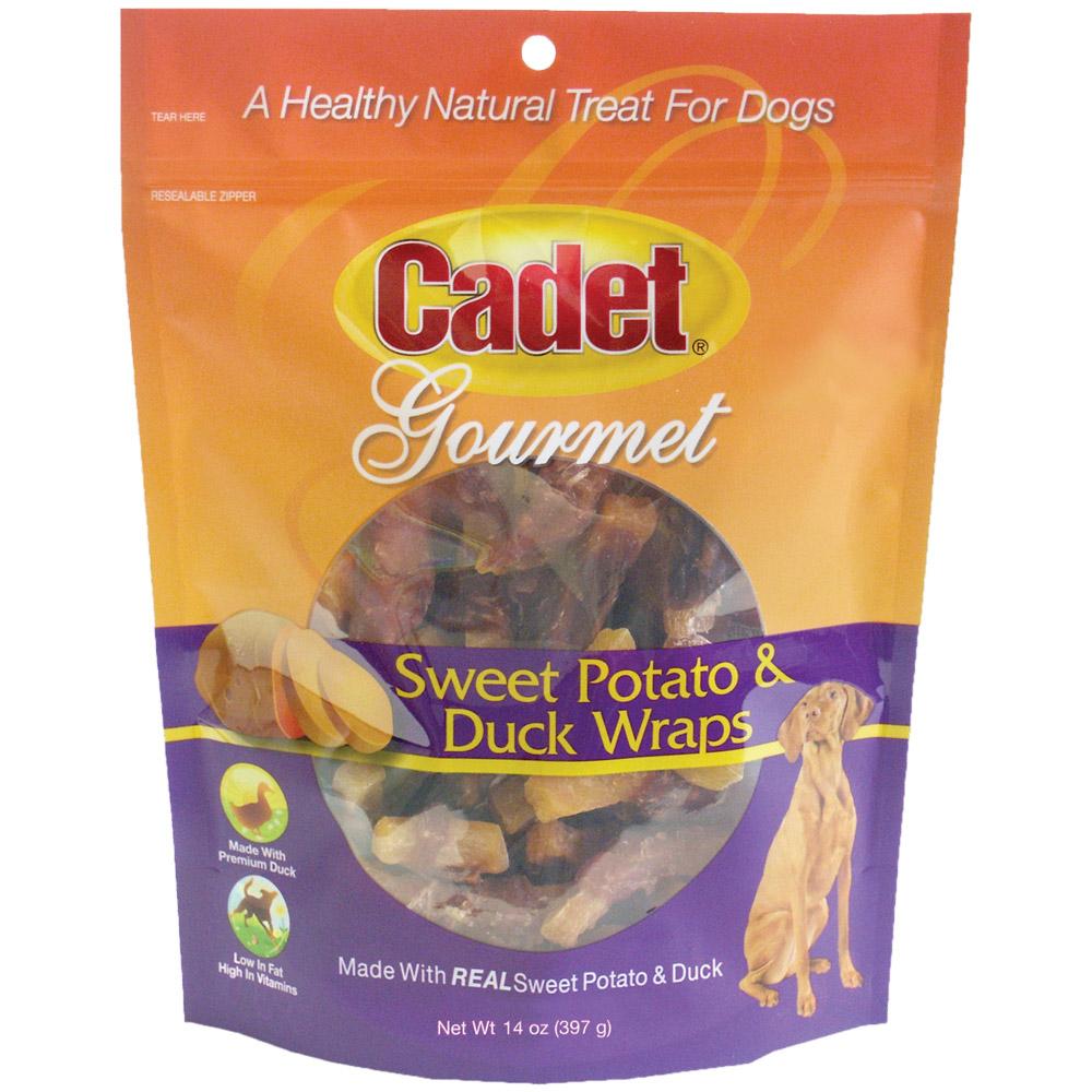 Premium Gourmet Duck and Sweet Potato Wraps Treats 14 ounces Cadet