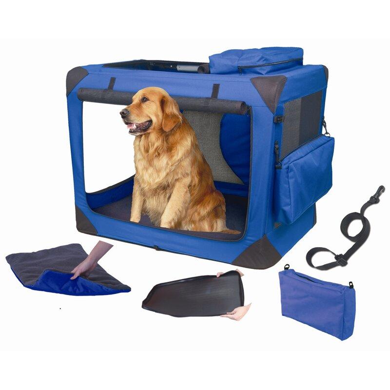 Portable Soft Pet Crate for Cats and Dogs - Generation II Deluxe Portable Soft Crate Dog Crates Pet Gear