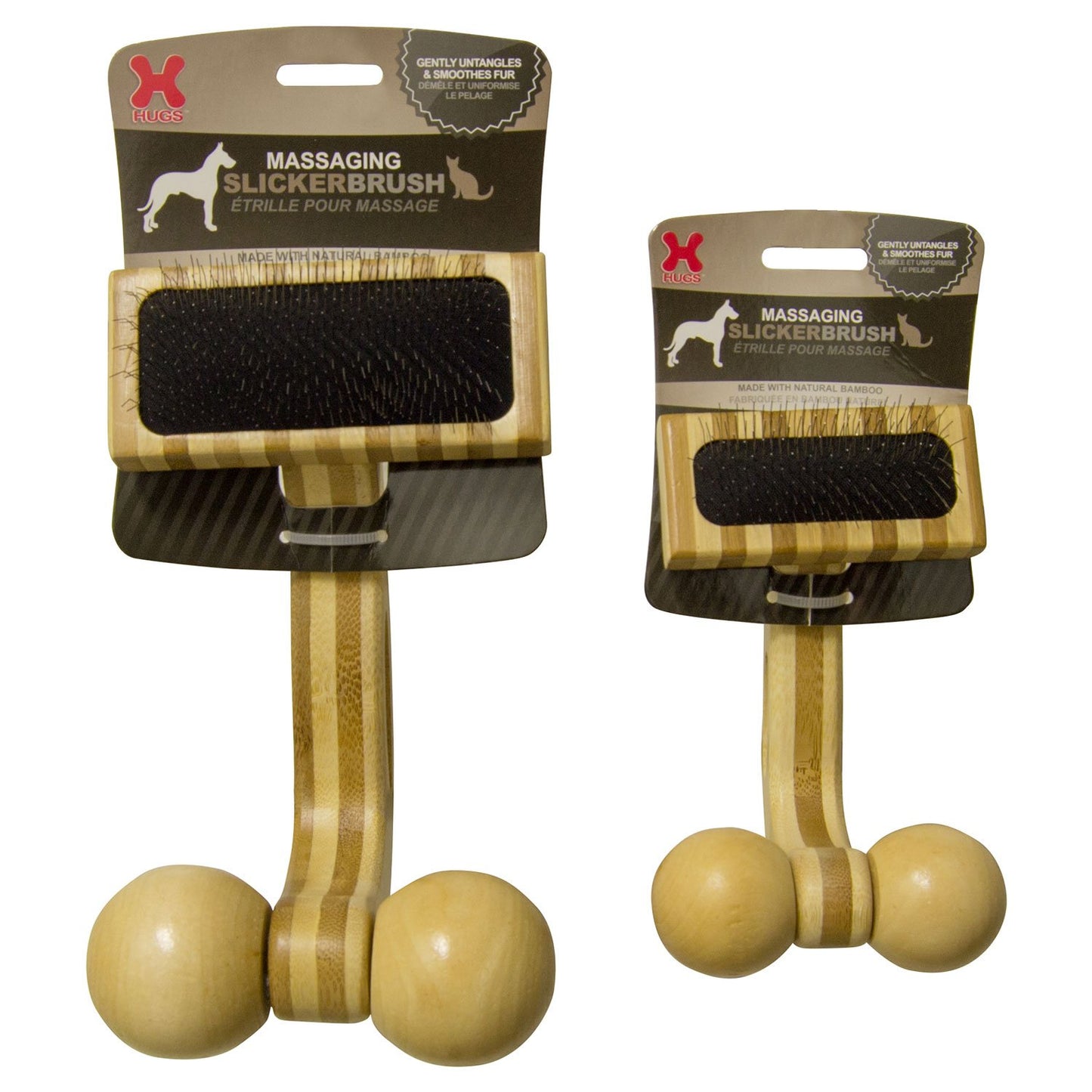 Massaging Pet Slicker Brush Hugs Pet Products