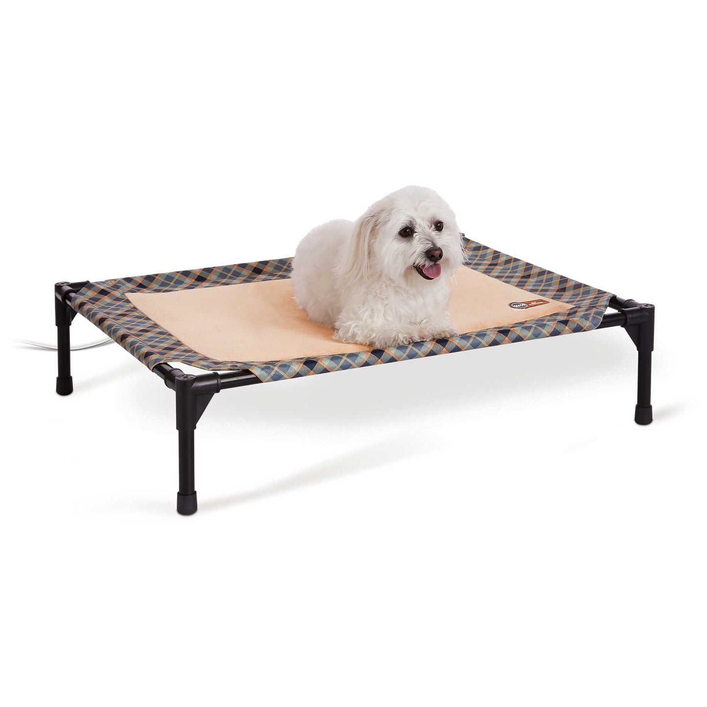 Thermo-Pet Cot K&H Pet Products Large Tan / Plaid