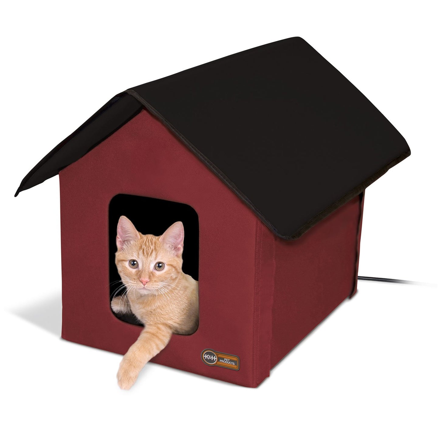 Outdoor Heated Kitty House Barn K&H Pet Products