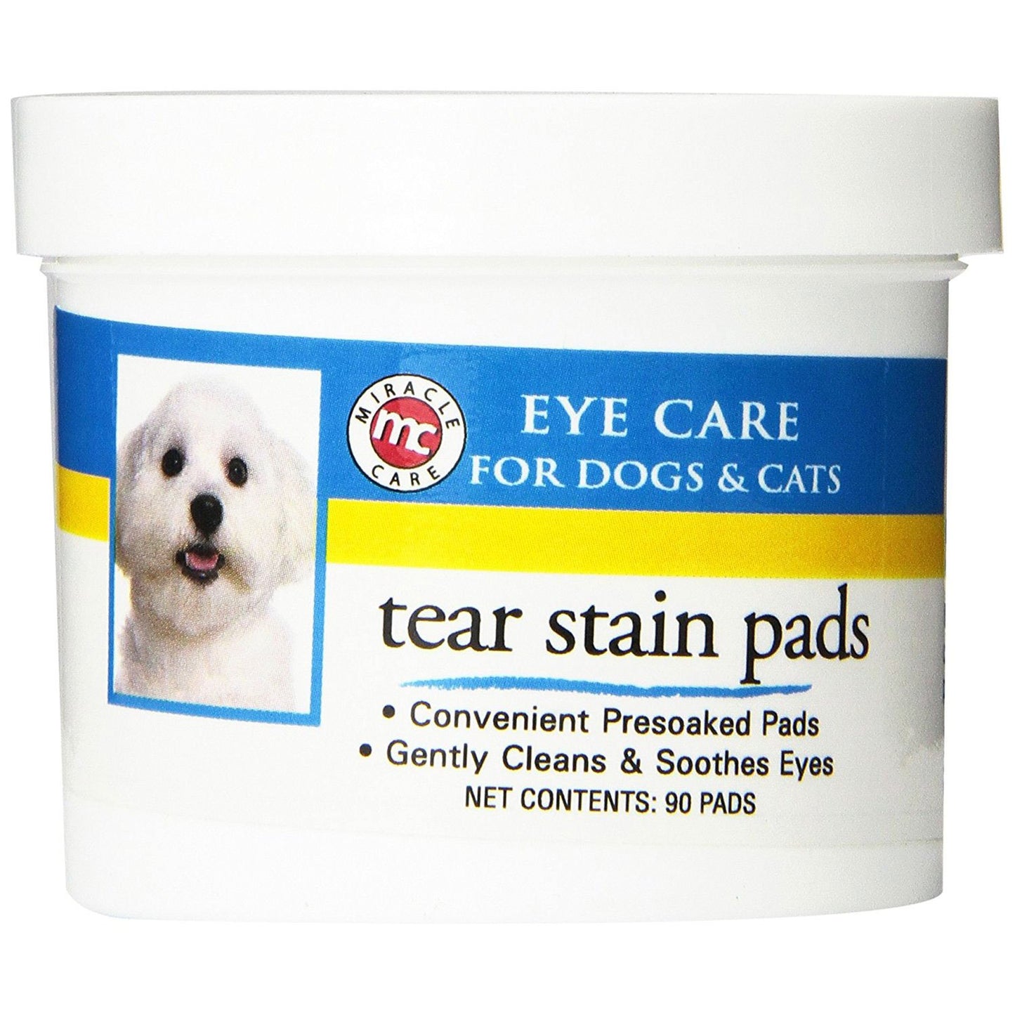 Eye Clear Tear Stain Pads 90 count Miracle Corp