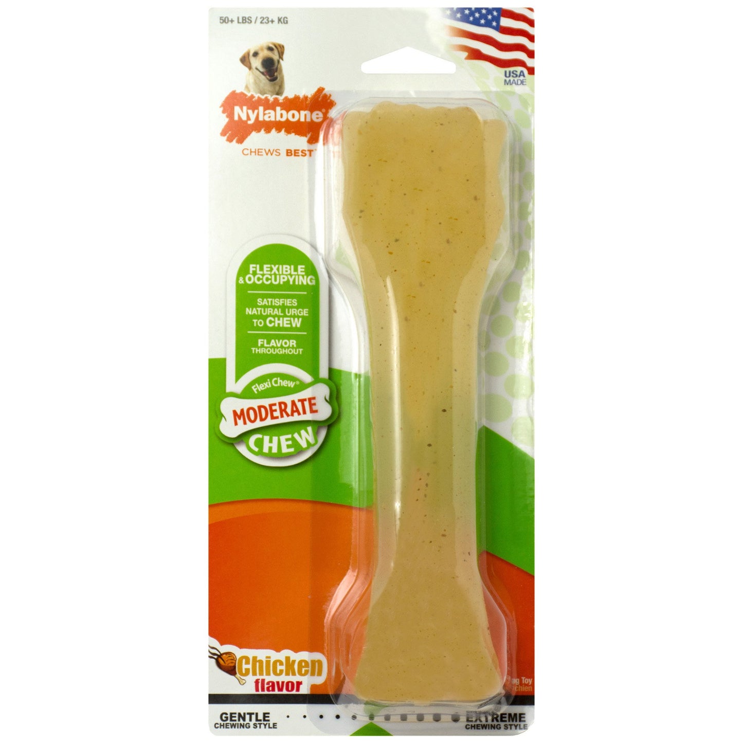Moderate Chew Dog Chew Toy Chicken Nylabone