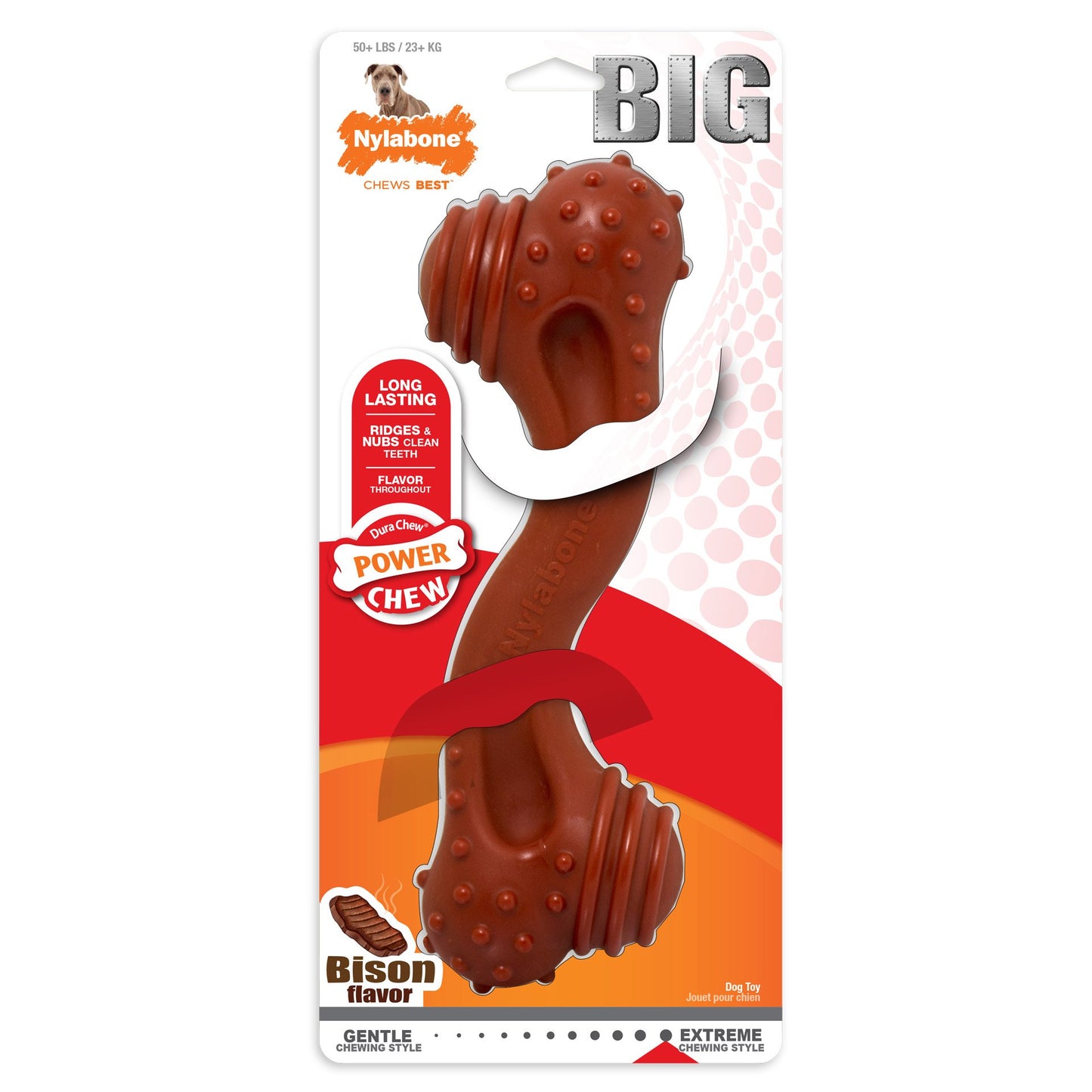 Power Chew Textured Monster Bone Nylabone