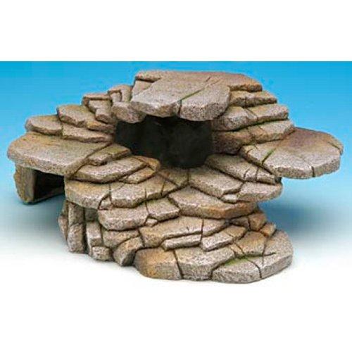 Shale Step Ledge & Cave Hide-Out Aquariums/Aquarium Decorations Penn Plax